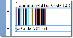 crystal reports barcode 128